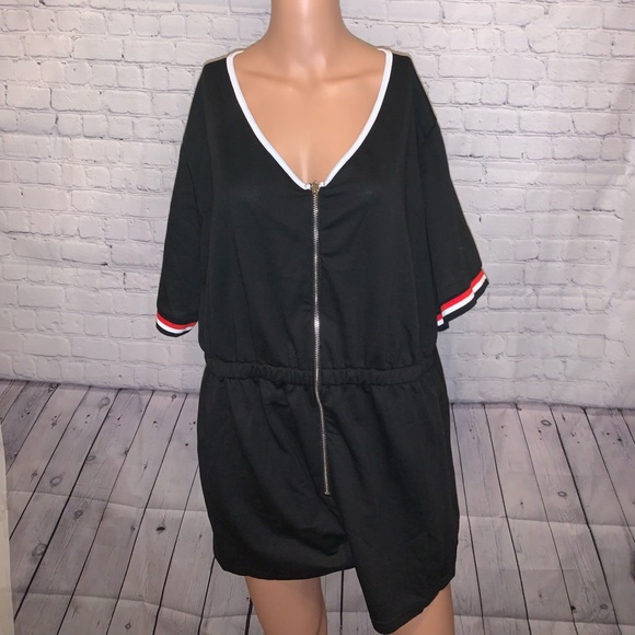 SHEIN Pants - Shein Curve Black Romper size 3XL
